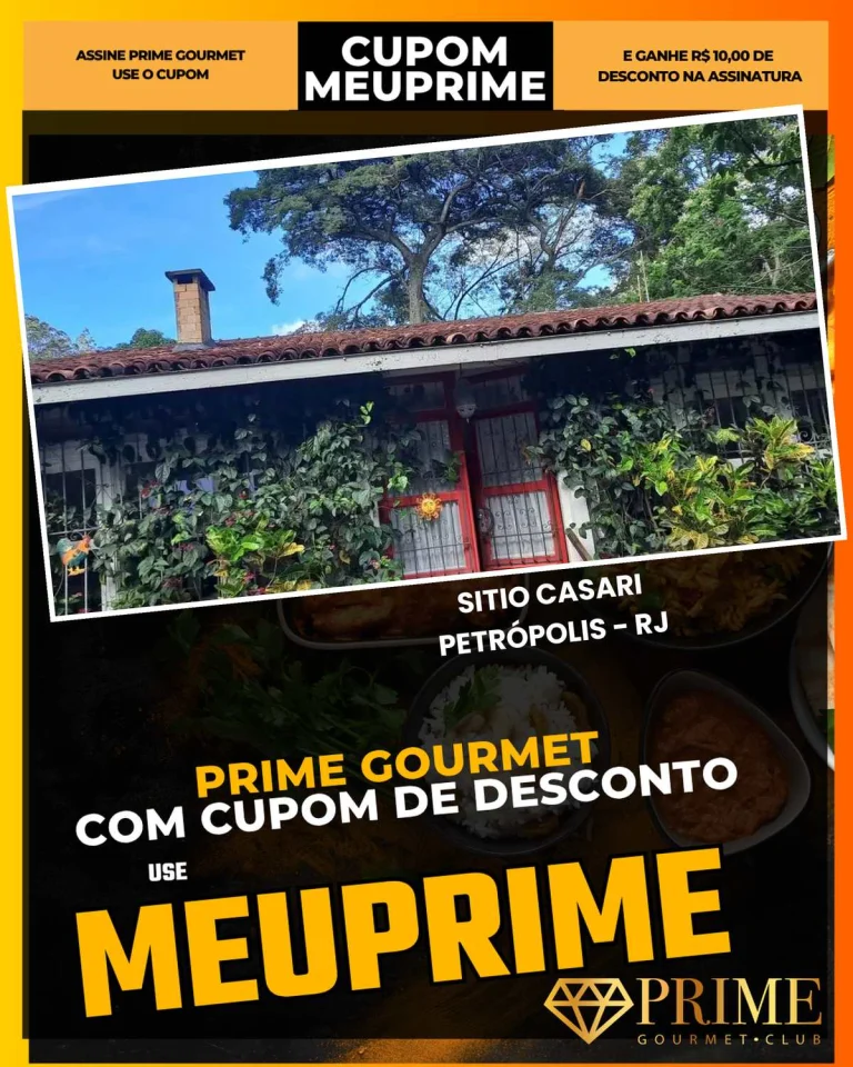 Cupom Prime Gourmet Teresópolis