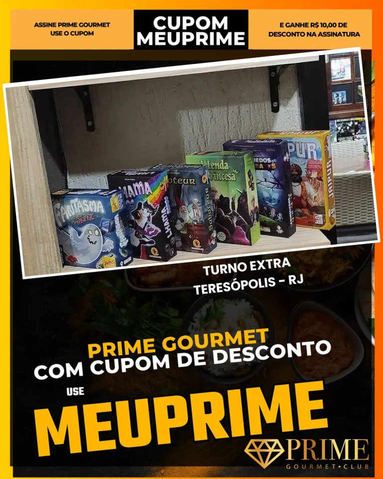 Cupom Prime Gourmet Teresópolis