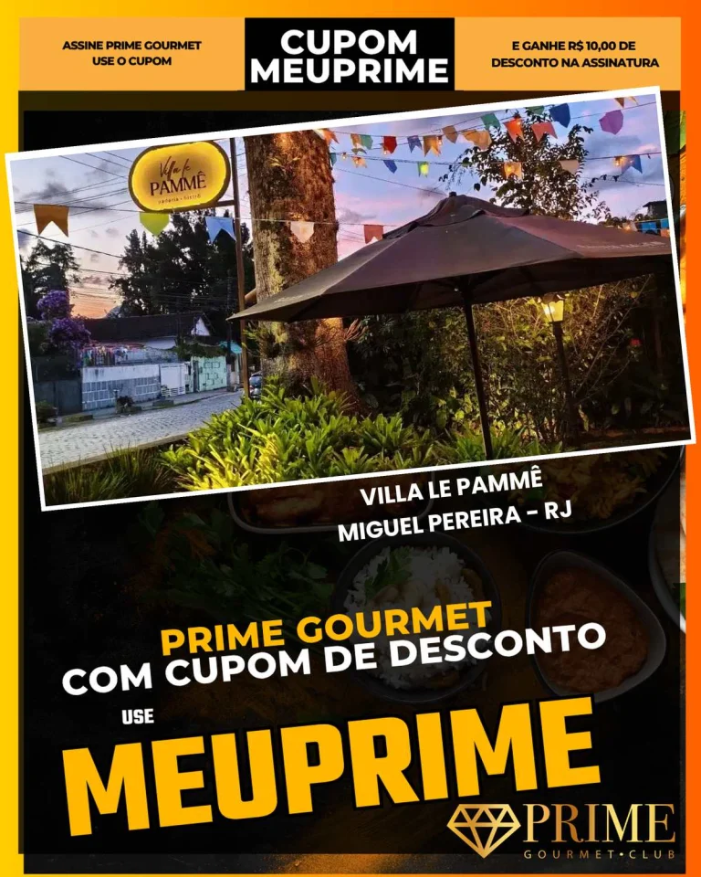 Cupom Prime Gourmet Teresópolis