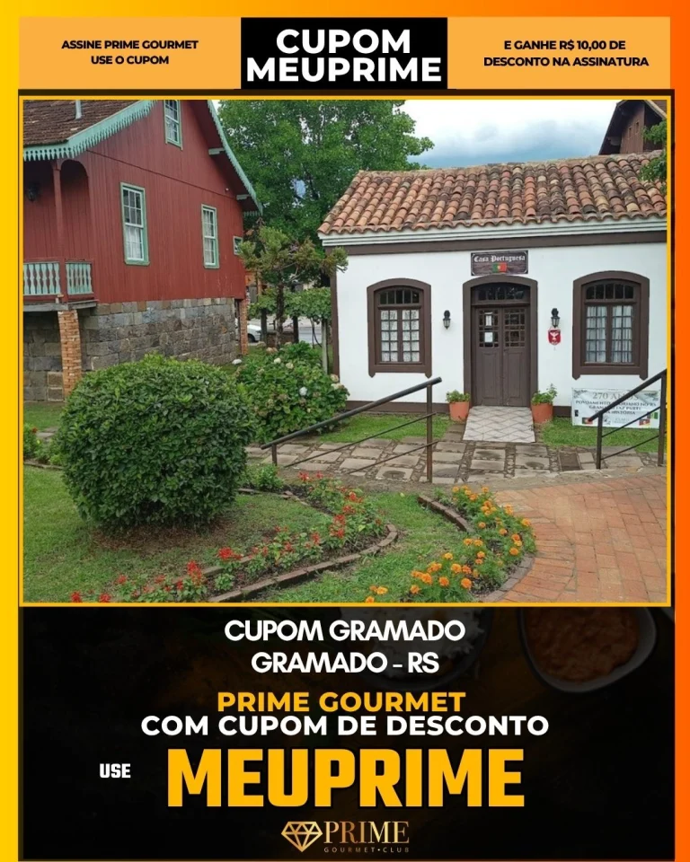 Cupom Prime Gourmet Gramado